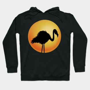 Heron at sunset Hoodie